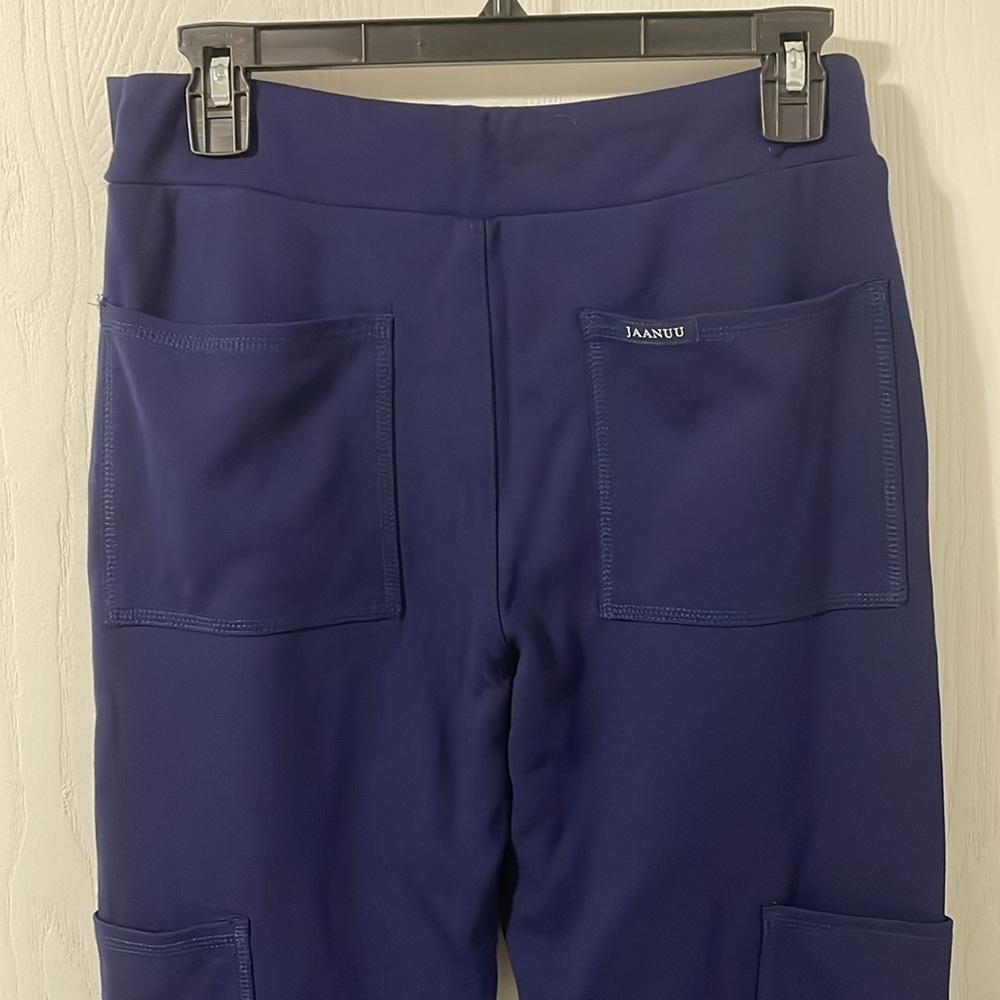 Jaanuu NWT Scrub Navy Legging Pants Size Small Tall - Picture 7 of 13
